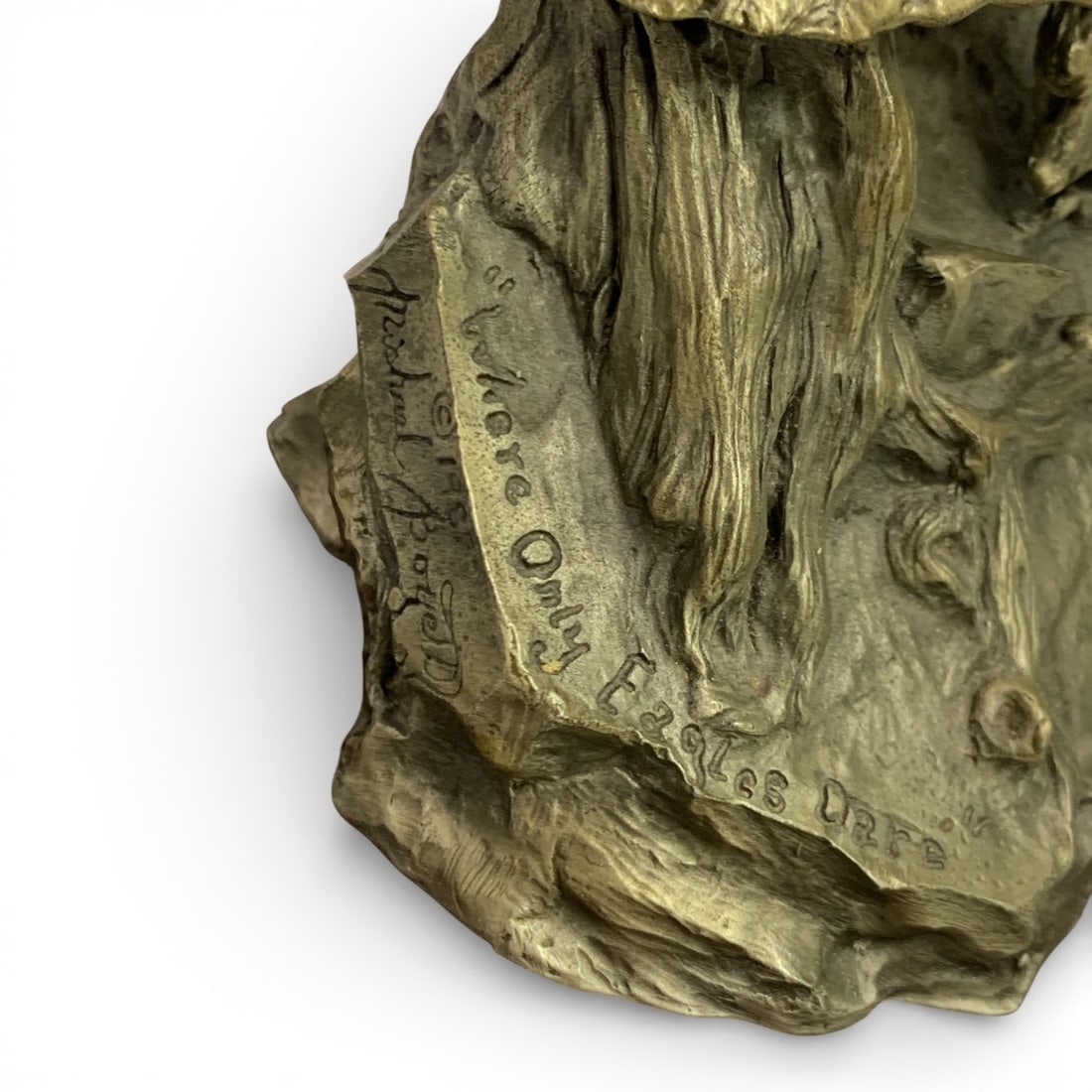 1987 Michael Boyett Pewter Eagle Sculpture - 3