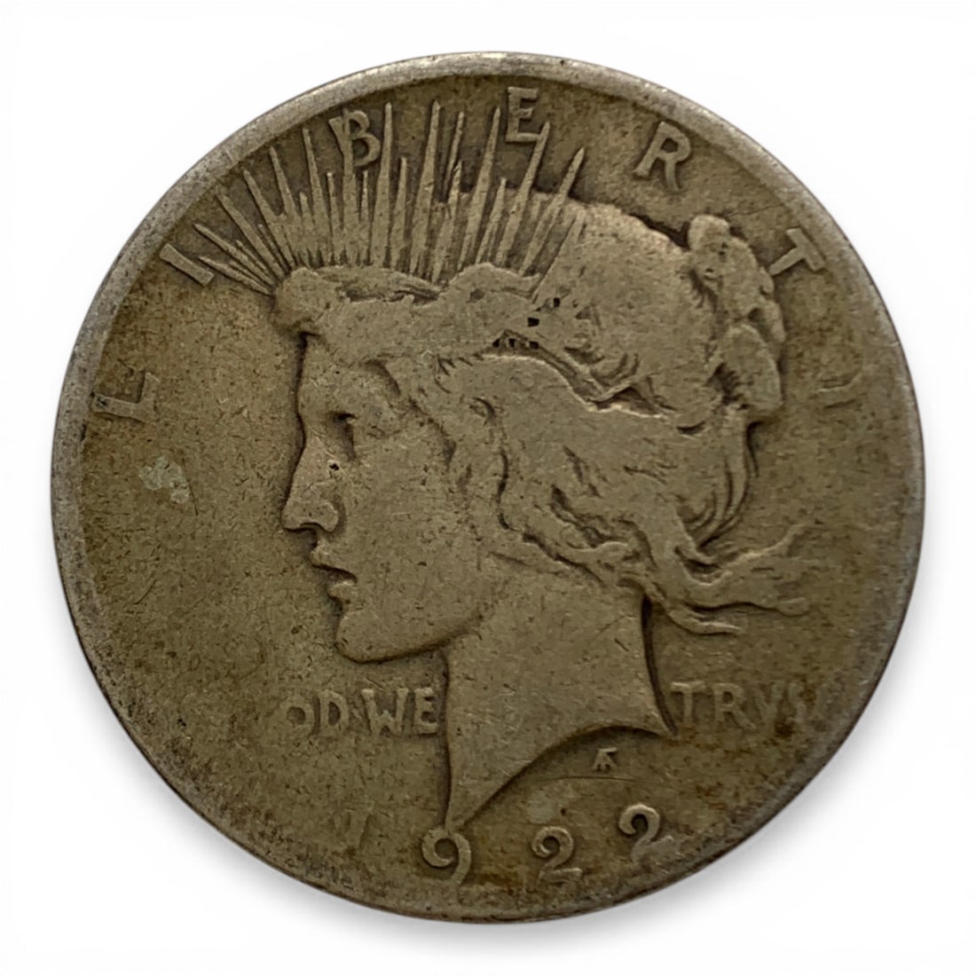 1922 S Silver Peace Dollar: 90% Silver Content - United States Of America~ One Dollar