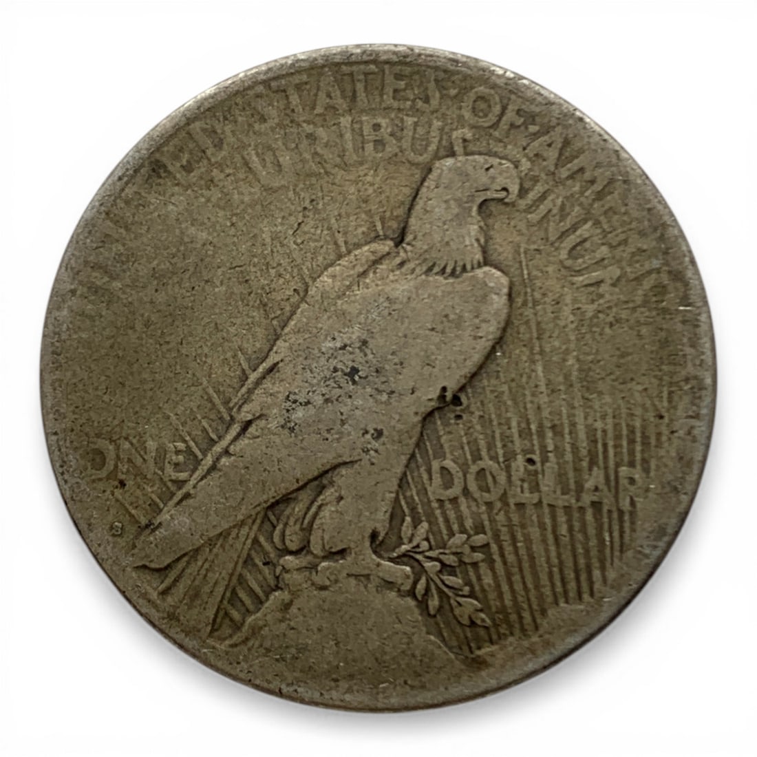 1922 S Silver Peace Dollar - 2