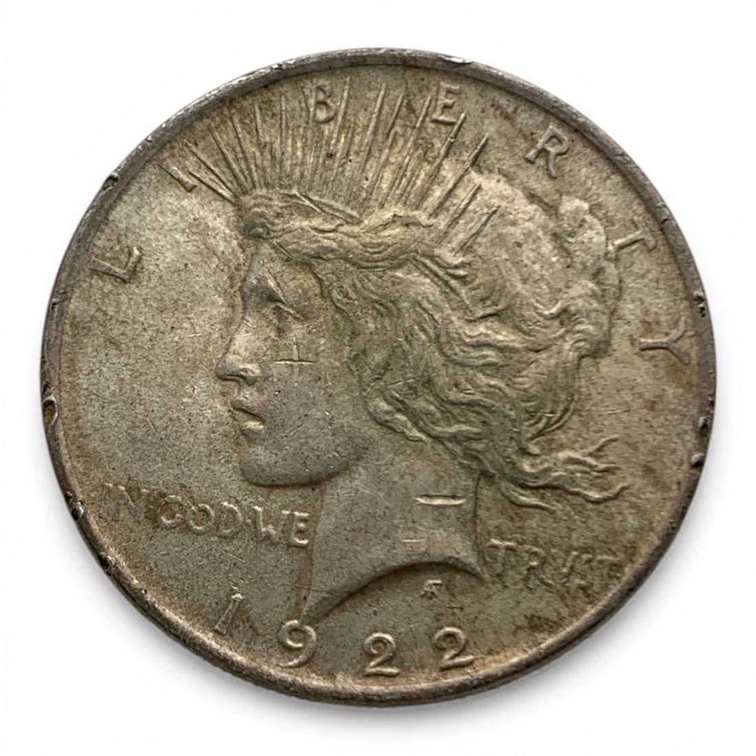 1922 Silver Peace Dollar: 90% Silver Content - United States Of America~ One Dollar