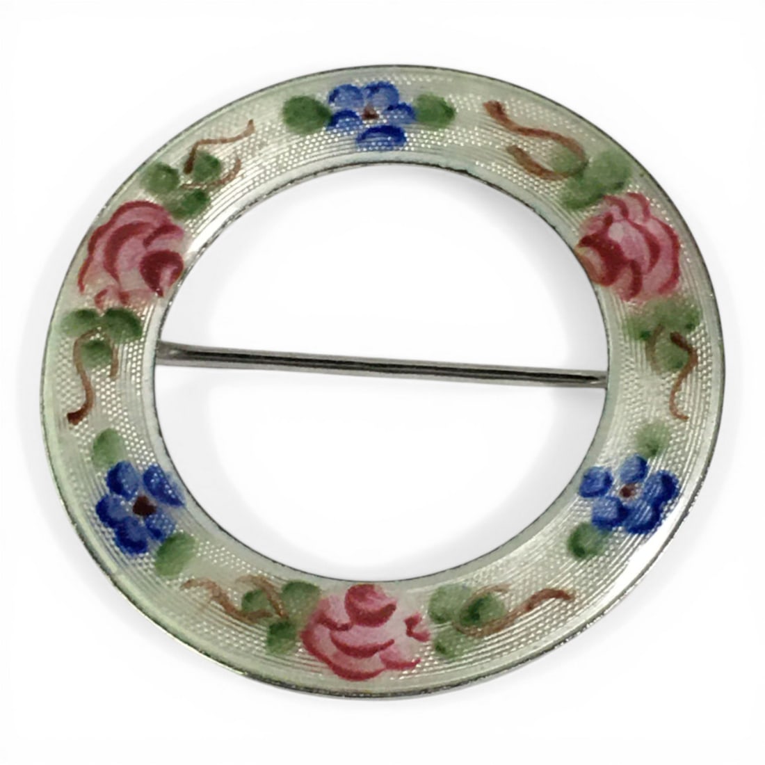 Sterling Silver Flower Broach - 3