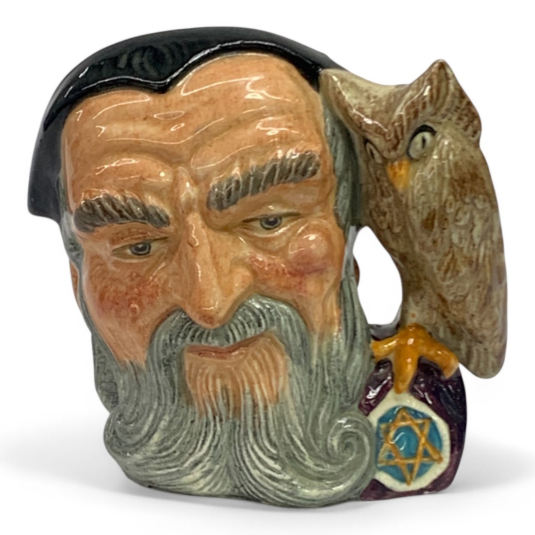 Royal Doulton Character Mug, Merlin: Marked On Bottom: Royal Doulton England, Merlin, Doulton & Co Limited - 4 1/4" Tall - See Photos