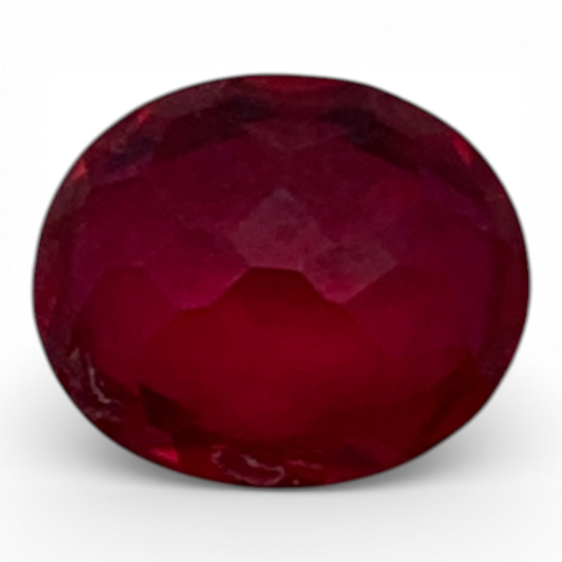 Faceted Pink Ruby Gemstone - 4