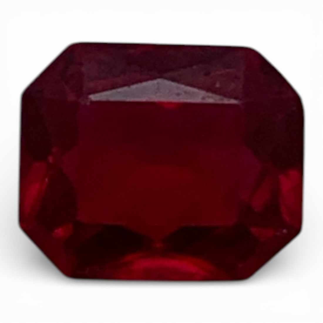Faceted Pink Ruby Gemstone (1 of 2)