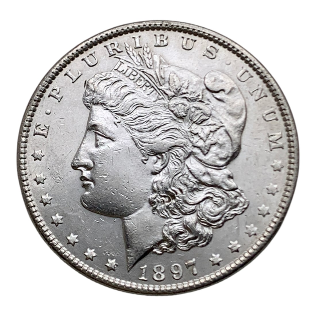 1897 Morgan Silver Dollar: 90% Silver Content - United States Of America~ One Dollar