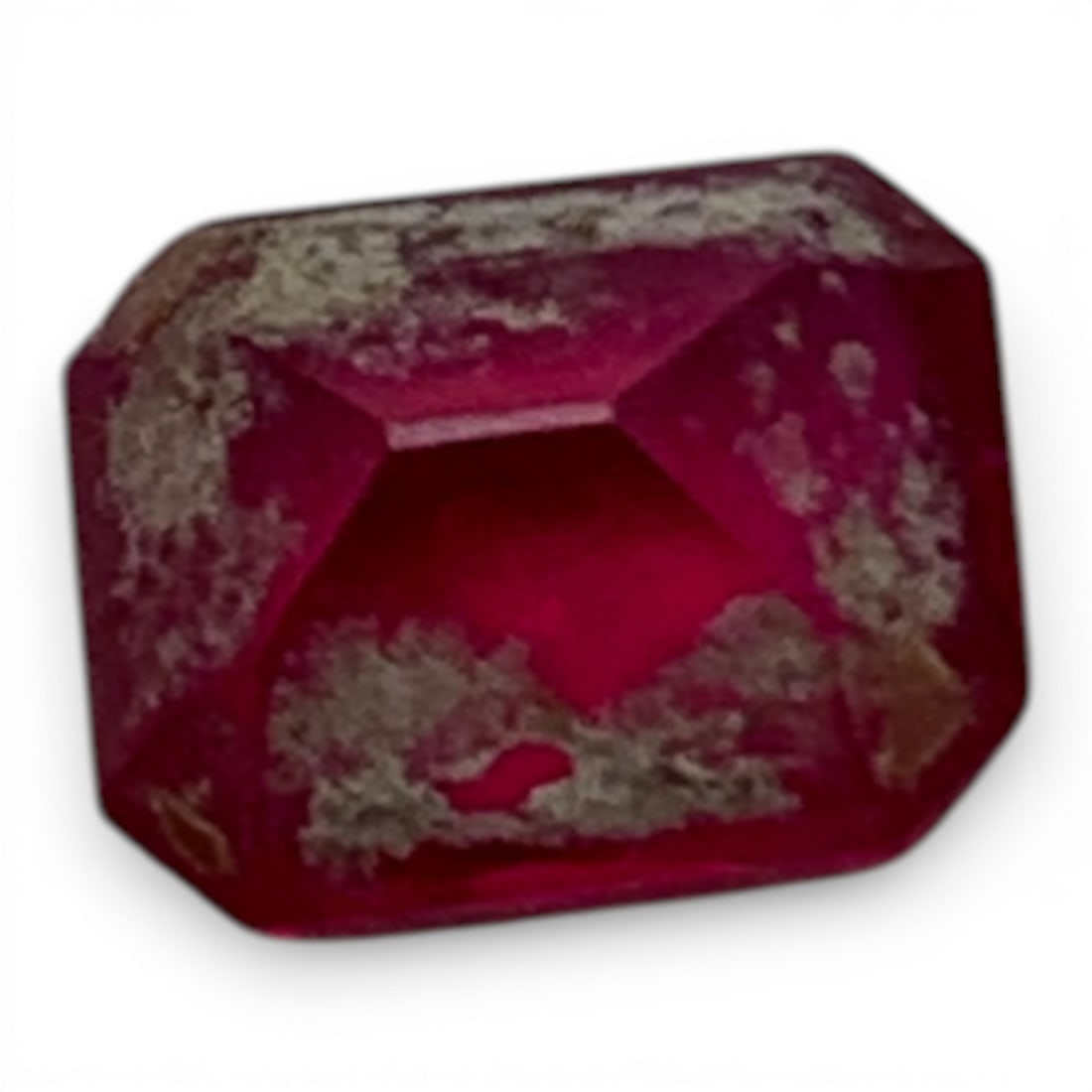 Faceted Pink Ruby Gemstone - 3