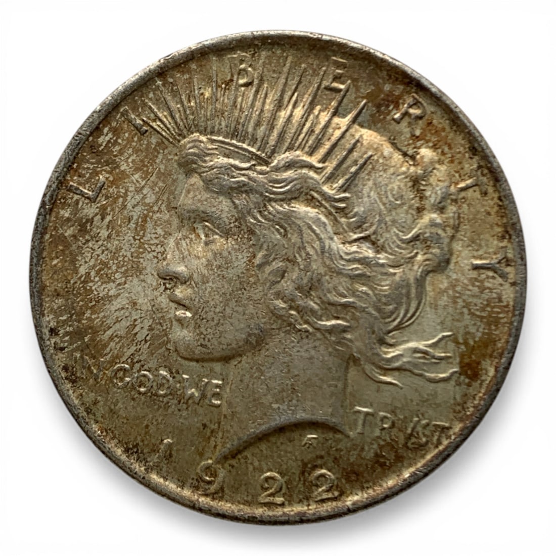 1922 Silver Peace Dollar: 90% Silver Content - United States Of America~ One Dollar