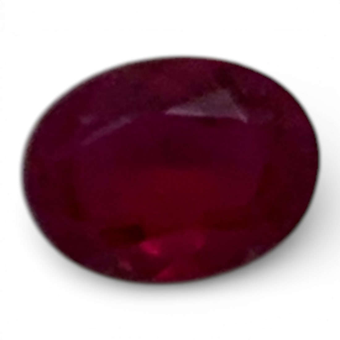 Faceted Pink Ruby Gemstone