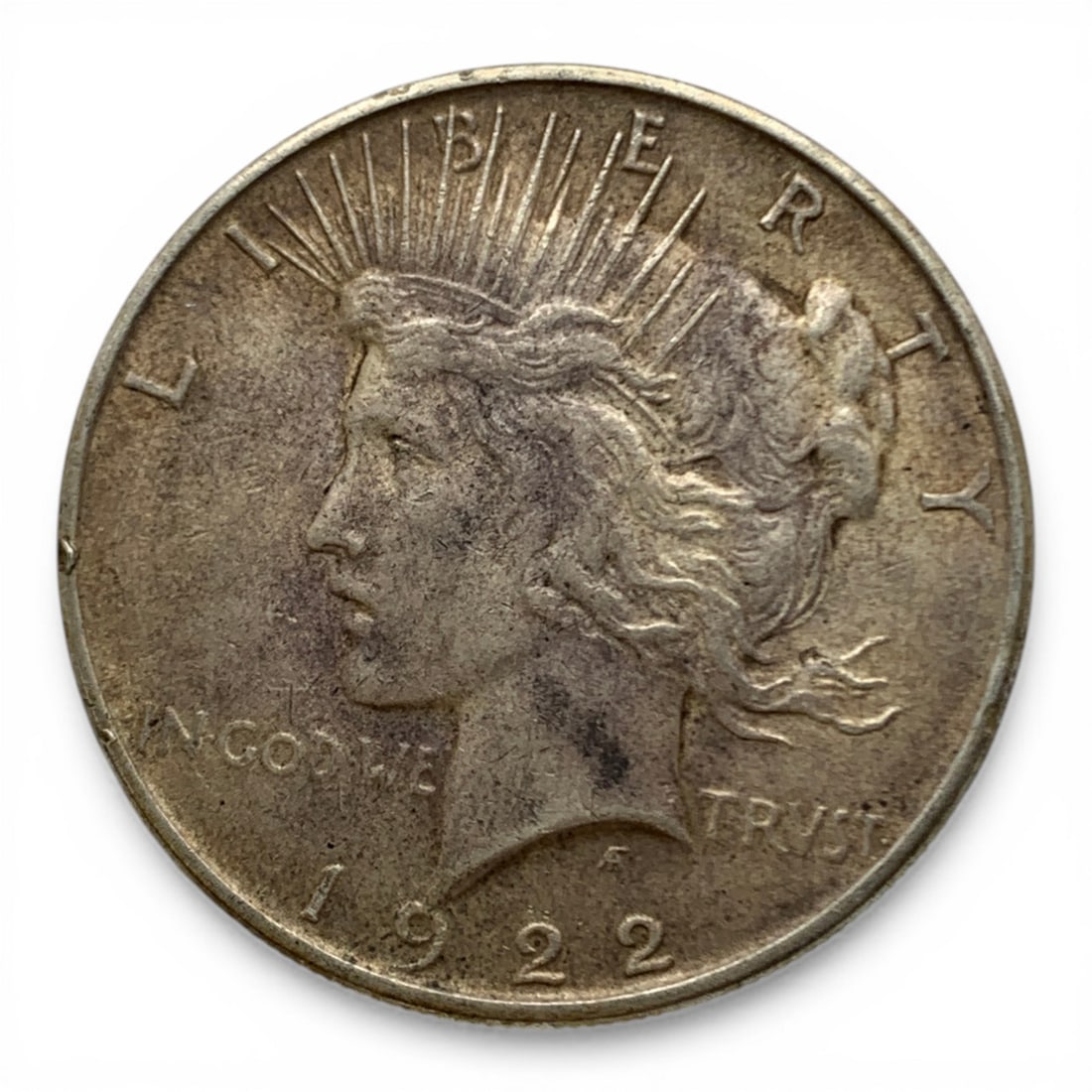 1922 Silver Peace Dollar: 90% Silver Content - United States Of America~ One Dollar