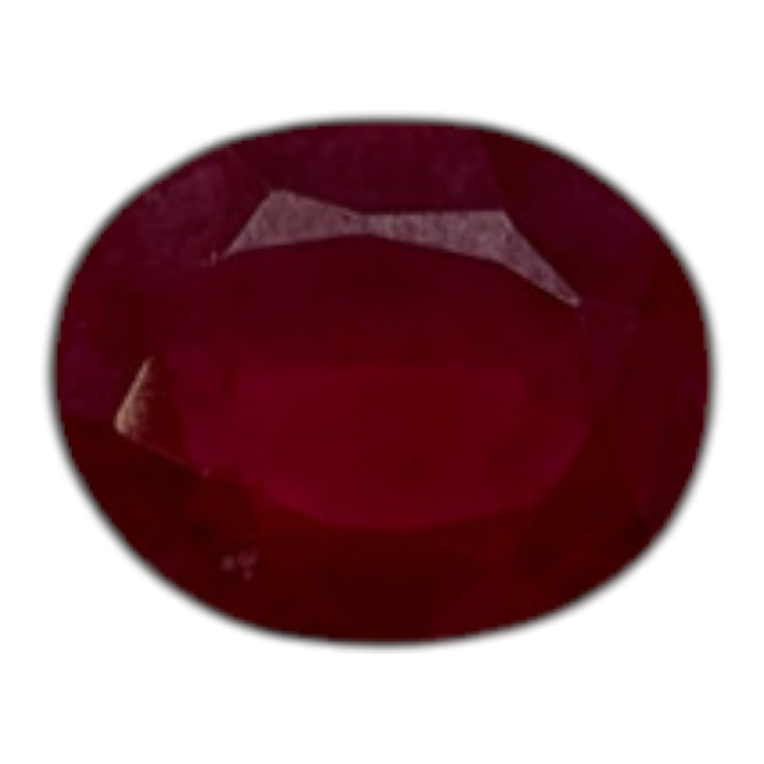 Faceted Pink Ruby Gemstone (1 of 2)
