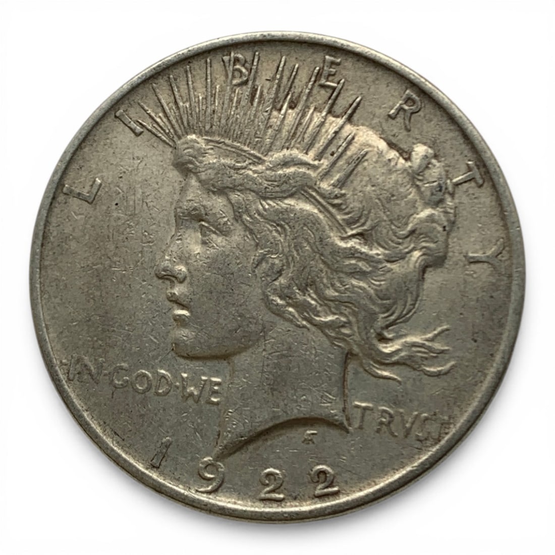 1922 Silver Peace Dollar: 90% Silver Content - United States Of America~ One Dollar