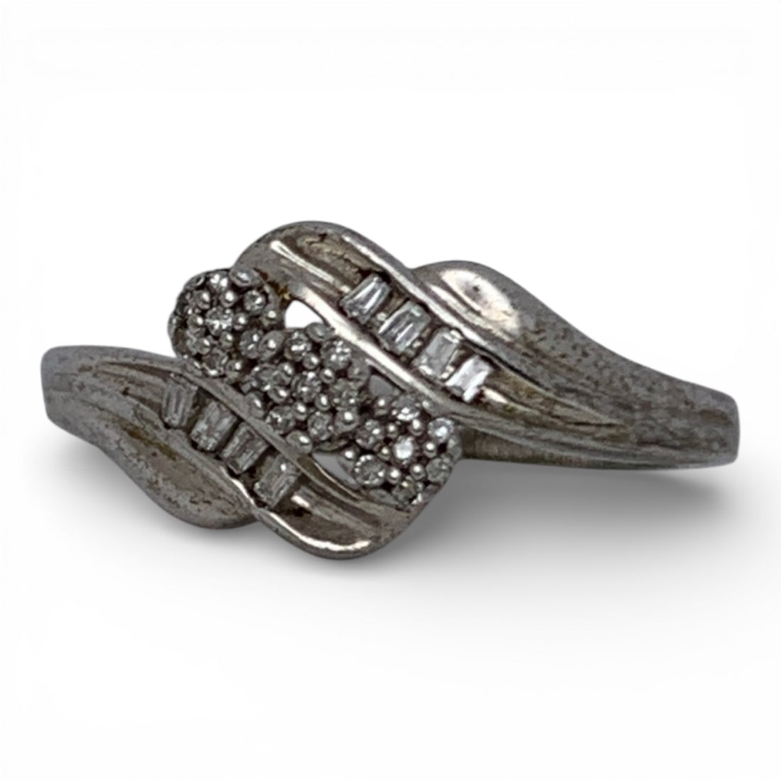 Sterling Silver & Diamond Ring (1 of 6)