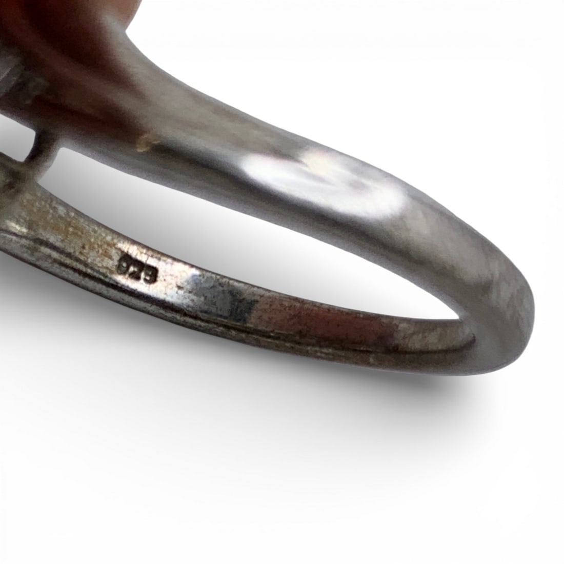 Sterling Silver & Diamond Ring - 6