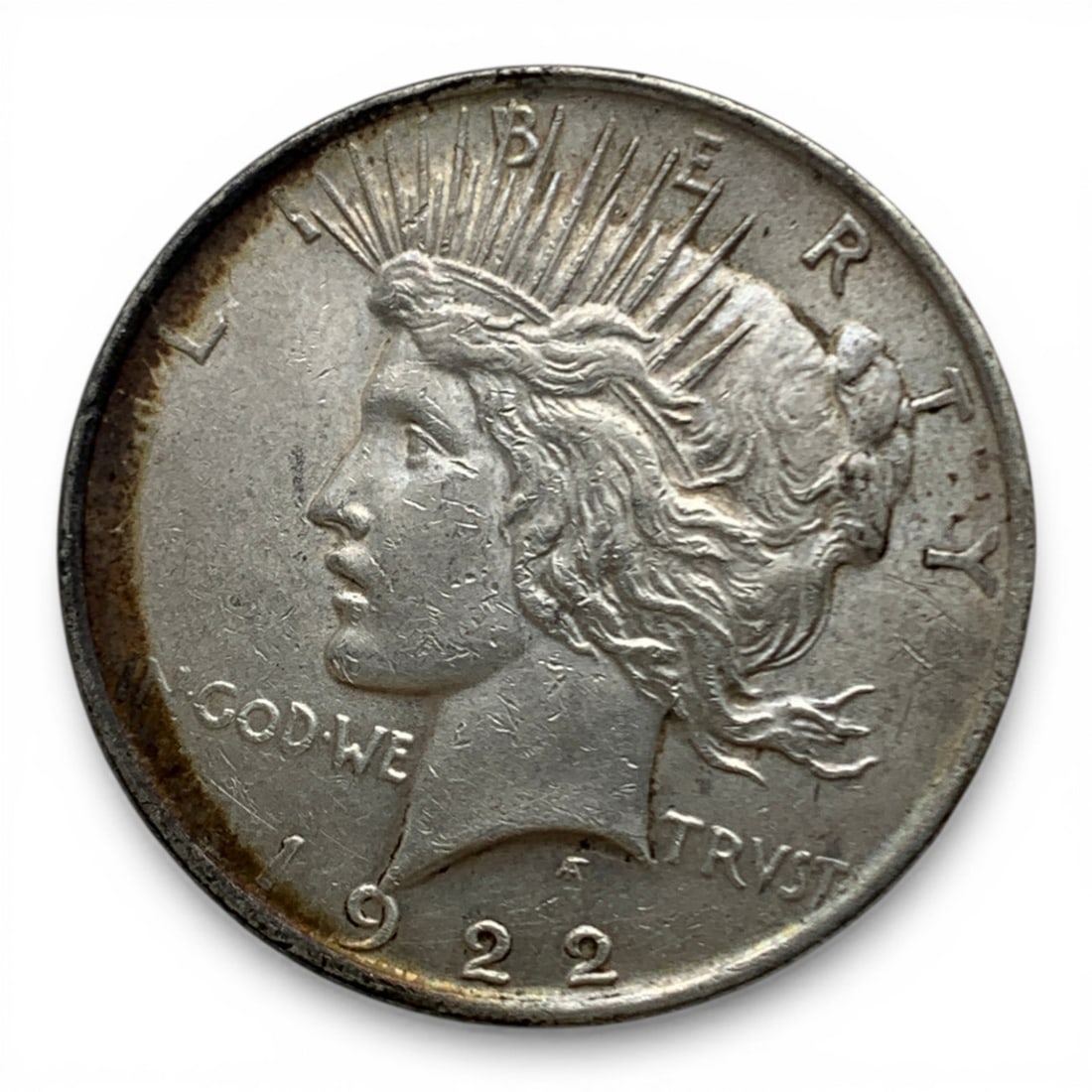 1922 Silver Peace Dollar: 90% Silver Content - United States Of America~ One Dollar