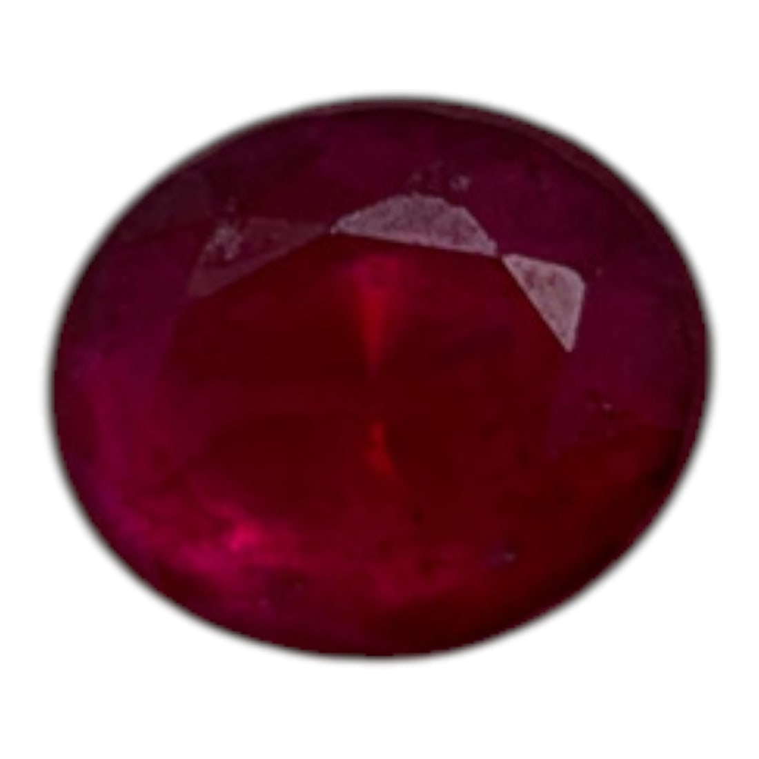 Faceted Pink Ruby Gemstone (1 of 2)