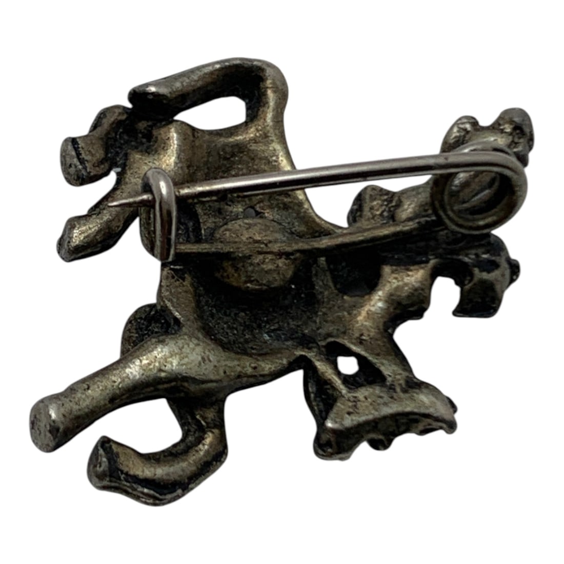 Silver Knight On Steed Pin - 2