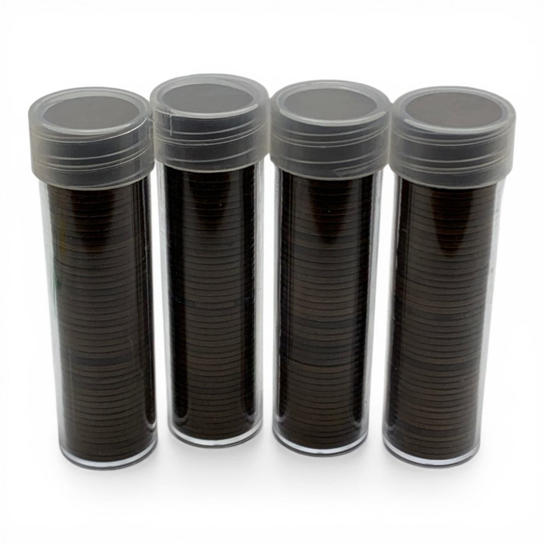 4 Rolls Of 50 Lincoln Wheat Pennies: 200 Pieces Total