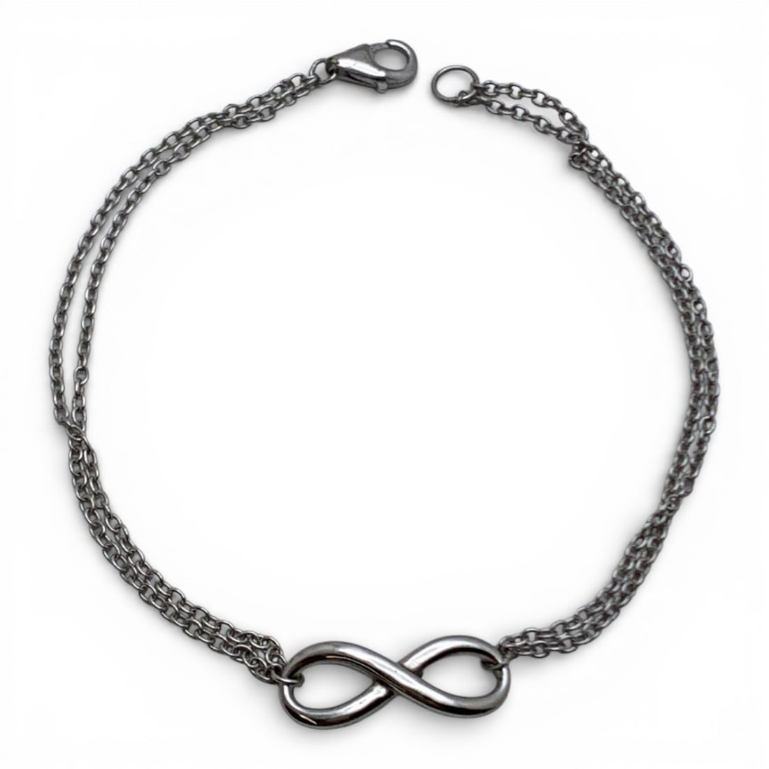 Sterling Silver Pendant Bracelet: Marked 925 - 7 5/8" Long - 2.5 Grams