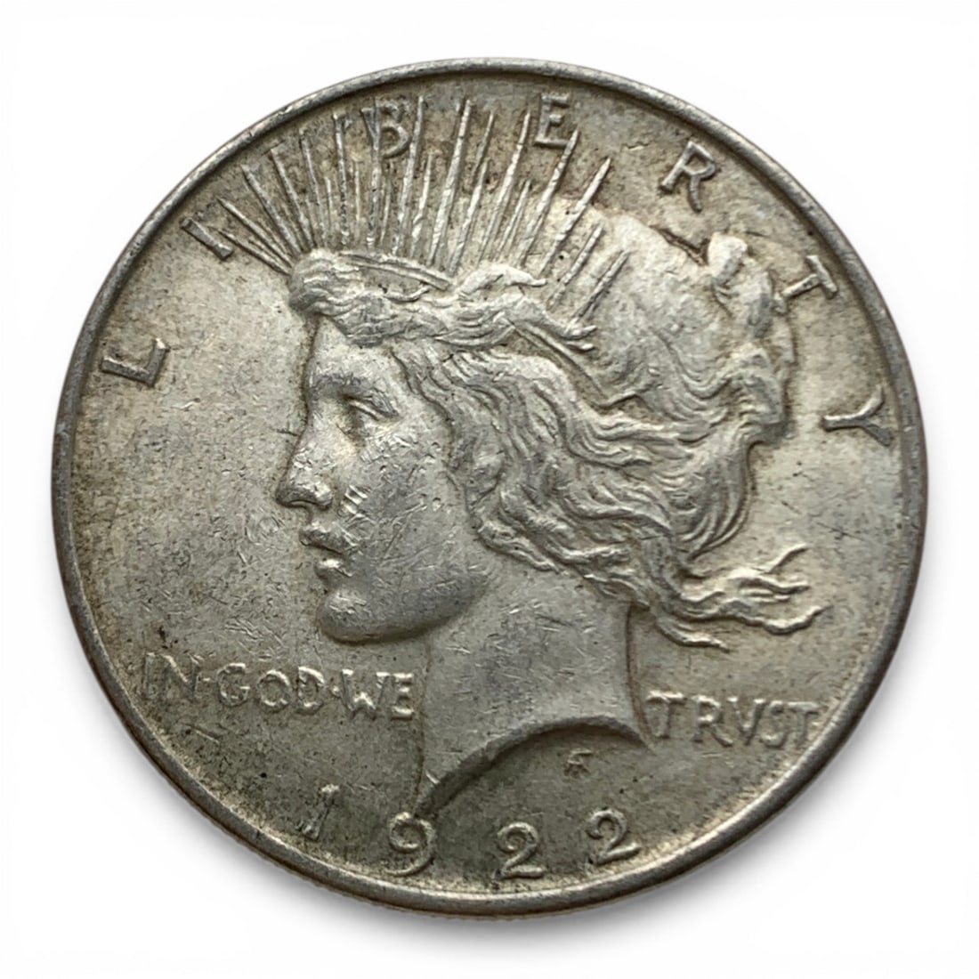 1922 Silver Peace Dollar: 90% Silver Content - United States Of America~ One Dollar