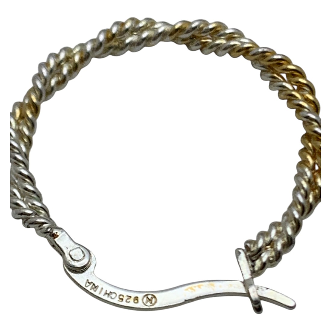 Sterling Silver Hoop Earrings - 3