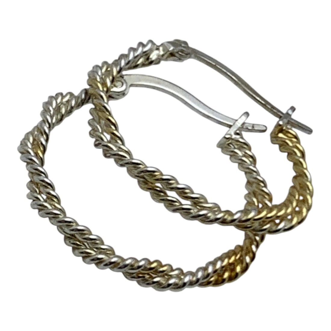 Sterling Silver Hoop Earrings - 4