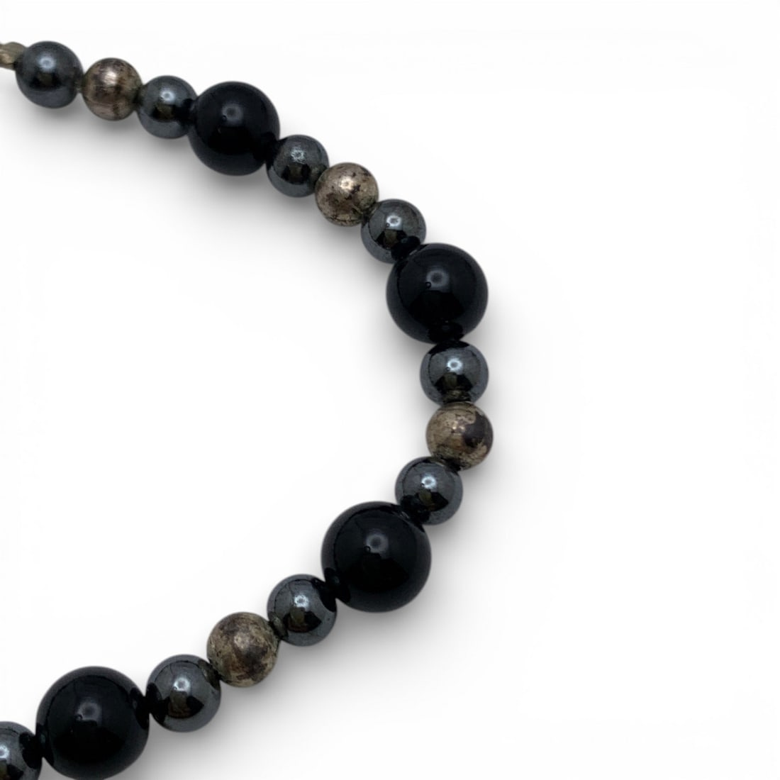 Sterling Silver Beaded Bracelet - 2