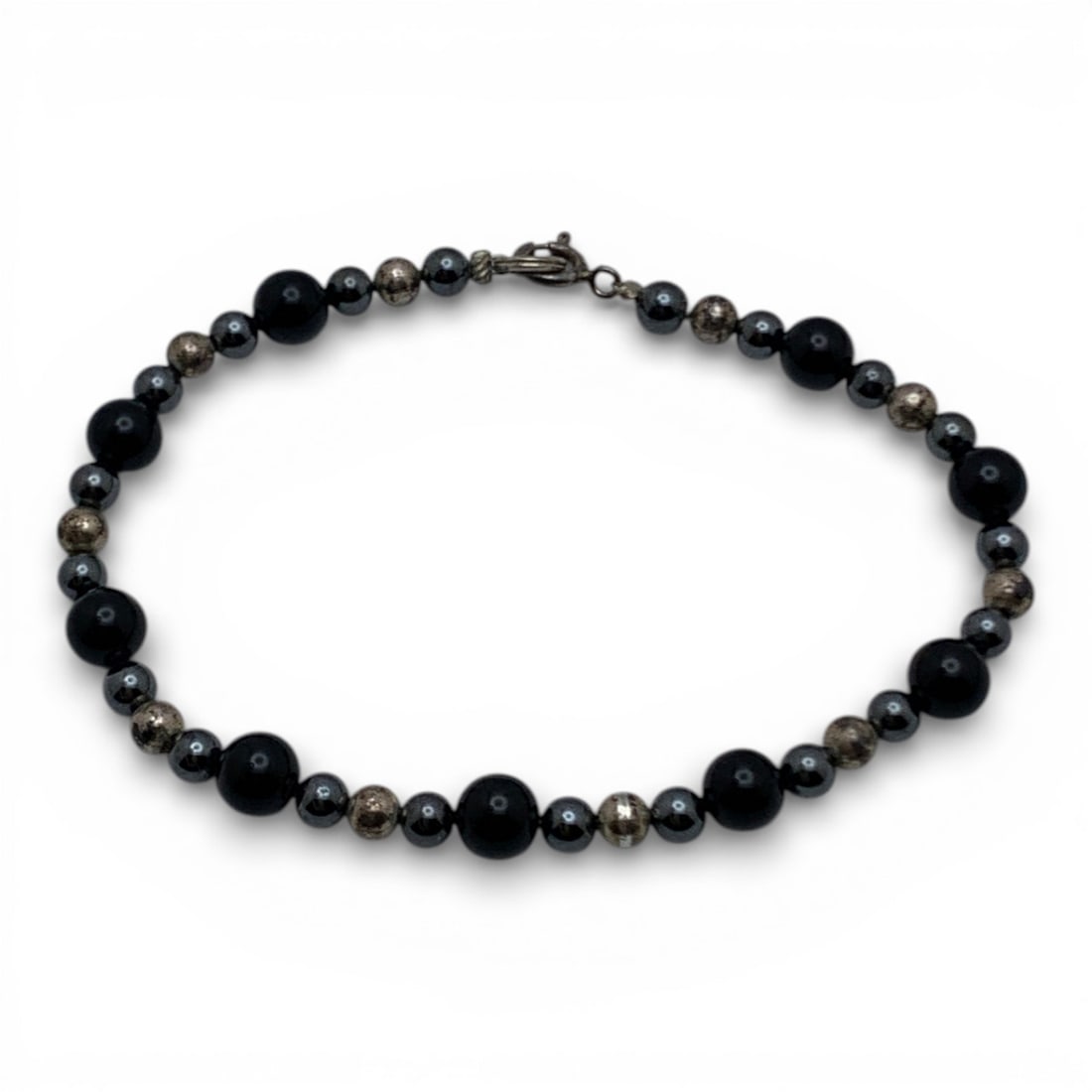 Sterling Silver Beaded Bracelet - 4