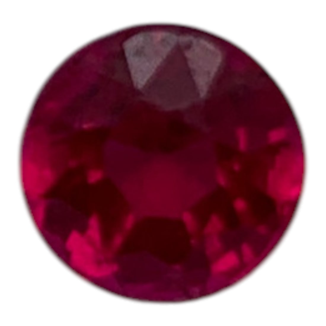 Faceted Pink Ruby Gemstone: 5mm DiameterGemstones Tested With Presidium Gem Tester Il - Berners Does Not Guarantee Authenticity Of Gemstones