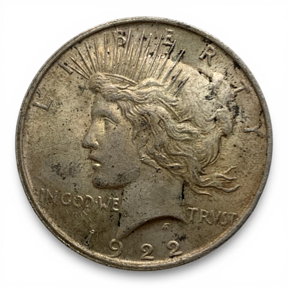 1922 Silver Peace Dollar: 90% Silver Content - United States Of America~ One Dollar