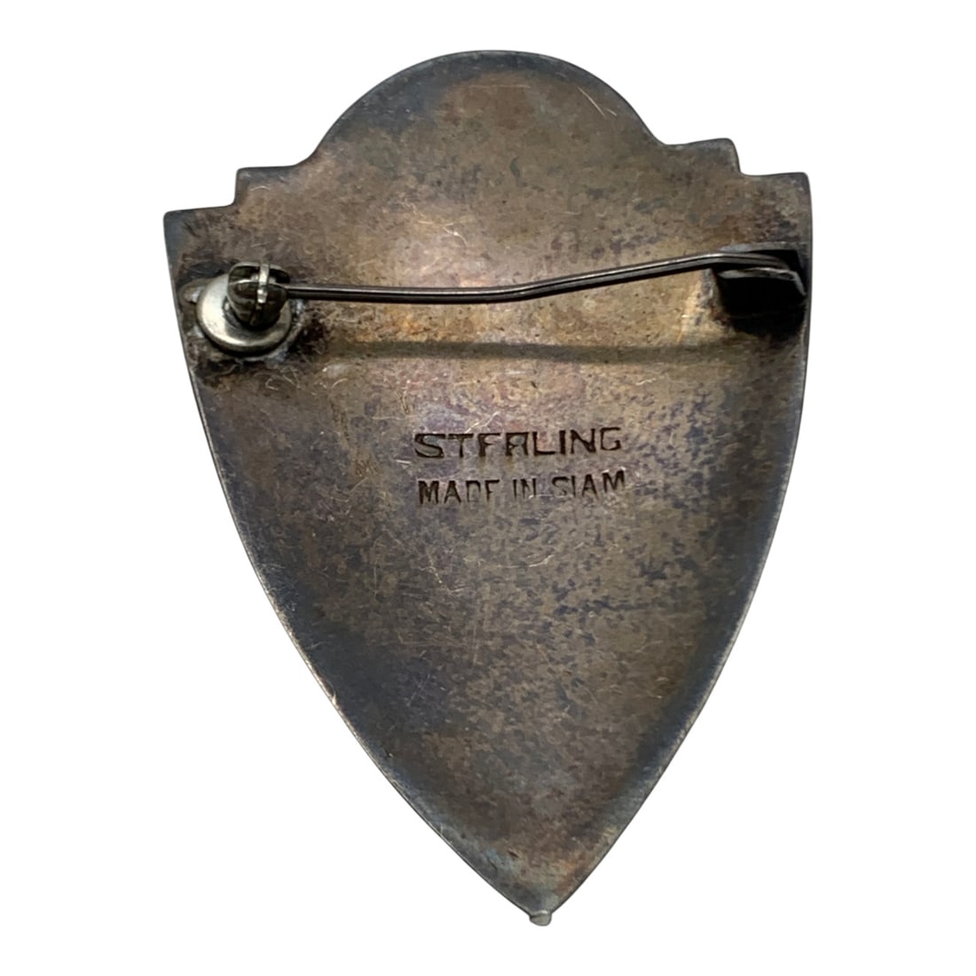 Sterling Silver Siam Pin - 2