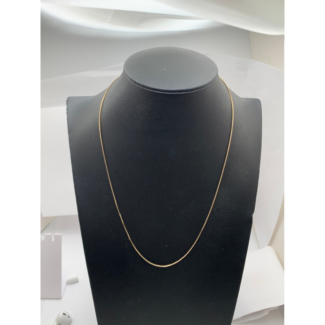 Sterling Silver Box Chain Necklace - 4