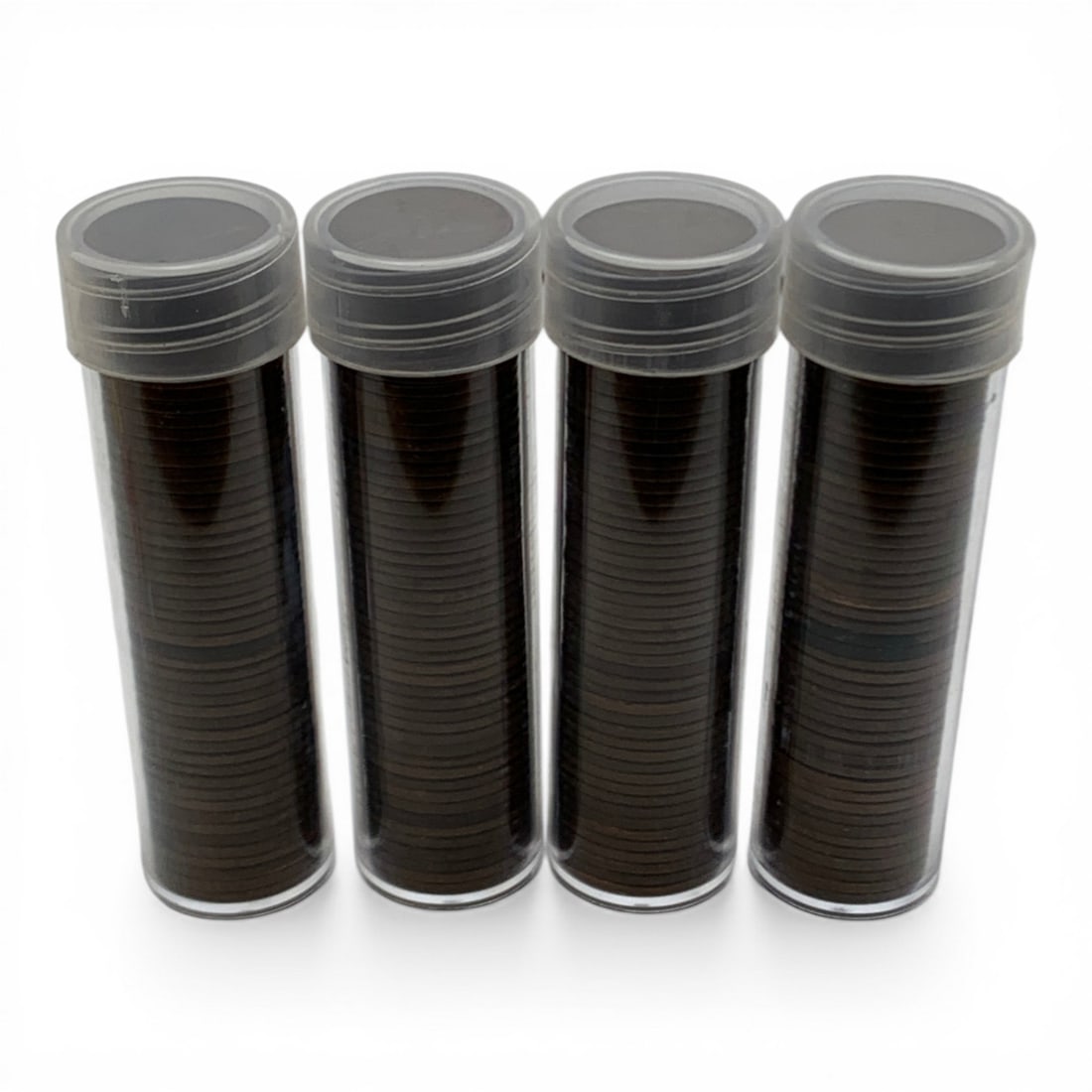 4 Rolls Of 50 Lincoln Wheat Pennies: 200 Pieces Total