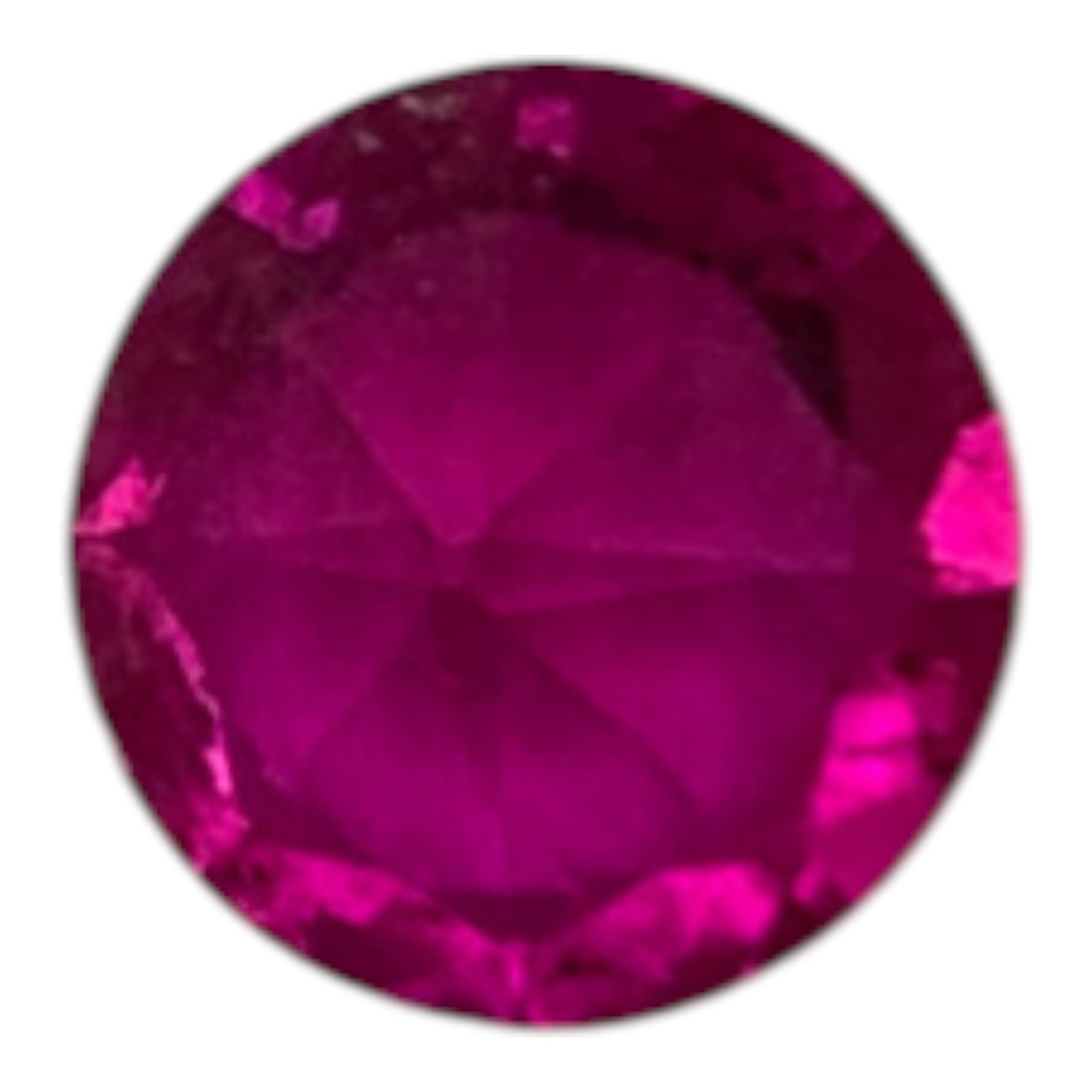 Faceted Pink Ruby Gemstone - 2