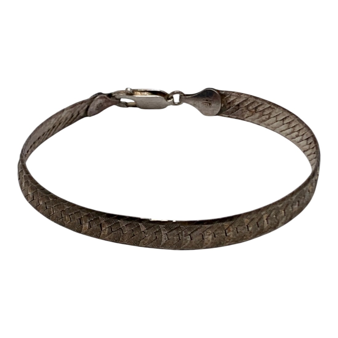 Sterling Silver Bracelet: Marked 925 - 8 1/8" Long - 11.5 Grams