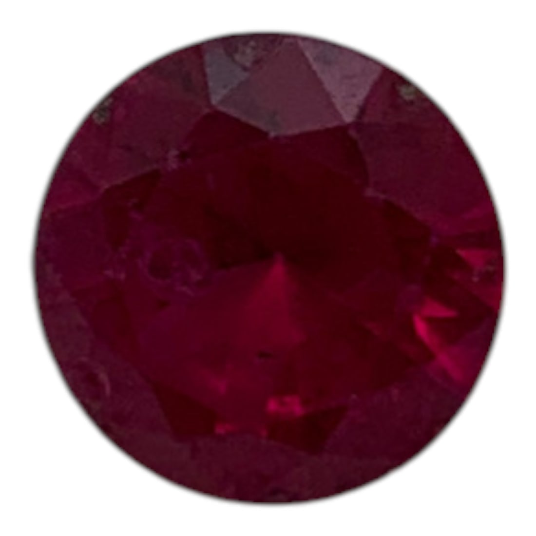 Faceted Pink Ruby Gemstone (1 of 2)