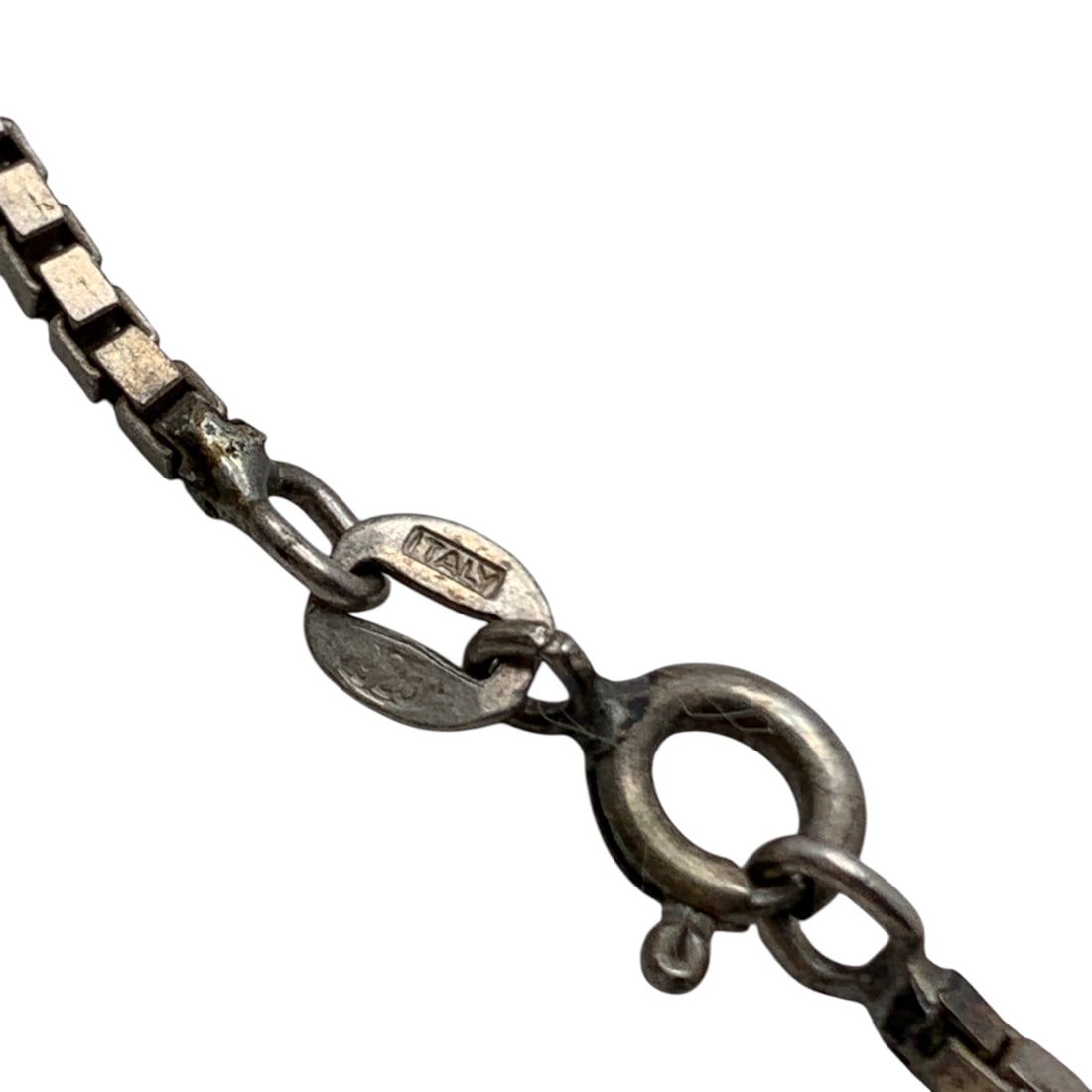 Sterling Silver Box Chain Necklace - 3