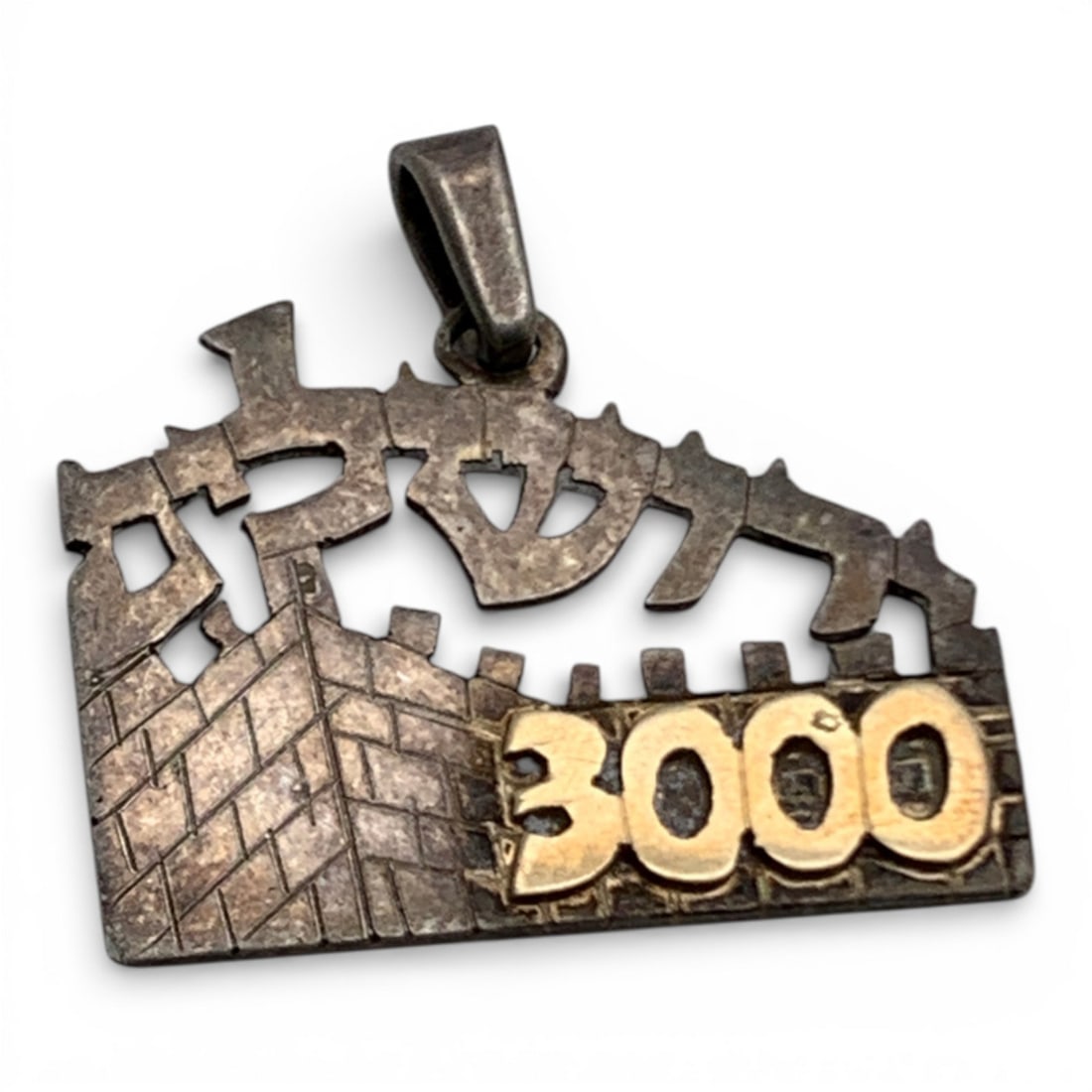 Sterling Silver Pendant: Marked 925 - 1" Long - 3.1 Grams