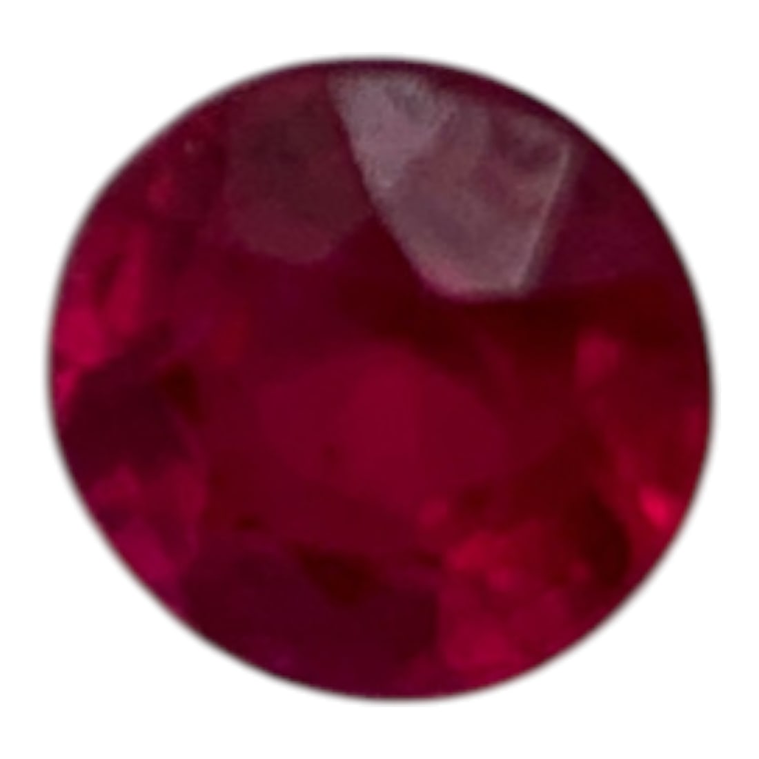 Faceted Pink Ruby Gemstone: 5mm DiameterGemstones Tested With Presidium Gem Tester Il - Berners Does Not Guarantee Authenticity Of Gemstones