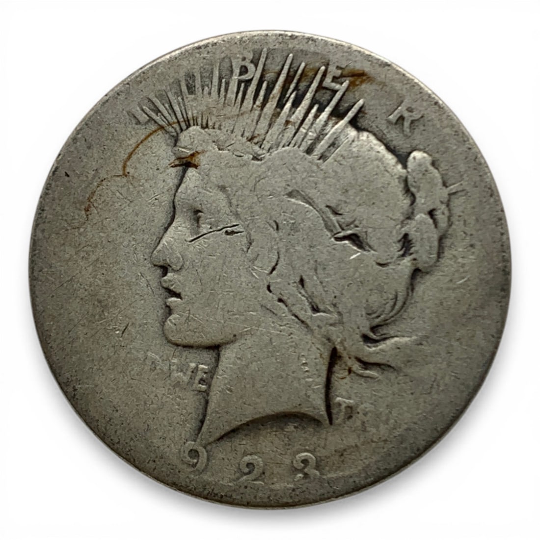 1923 Silver Peace Dollar: 90% Silver Content - United States Of America~ One Dollar