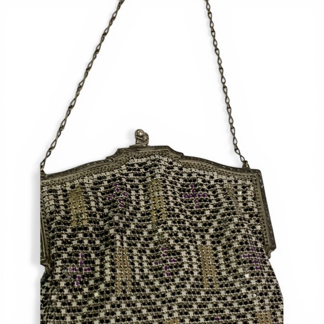 Enameled Mesh Purse - 3