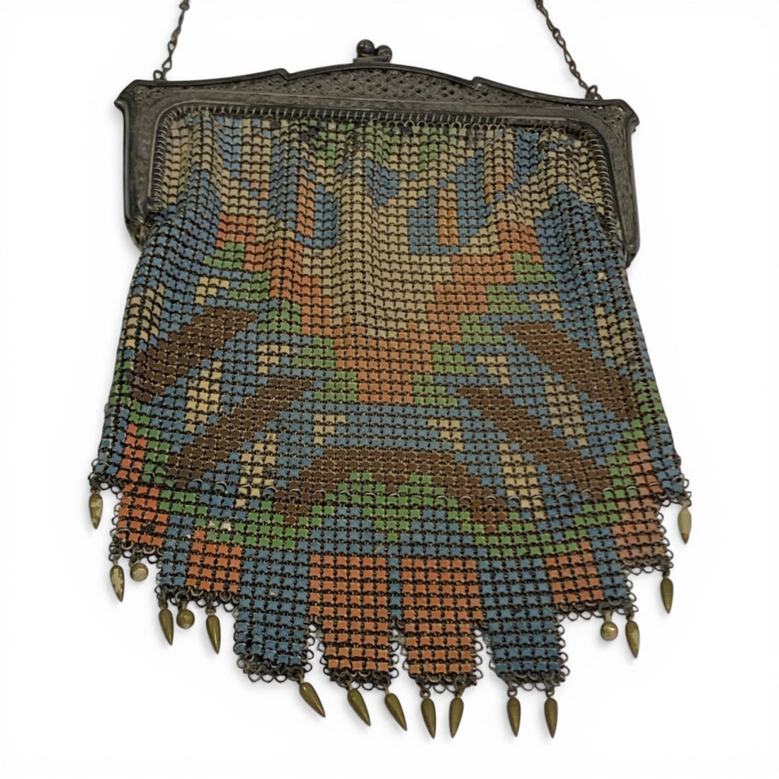 Enameled Mesh Purse - 2