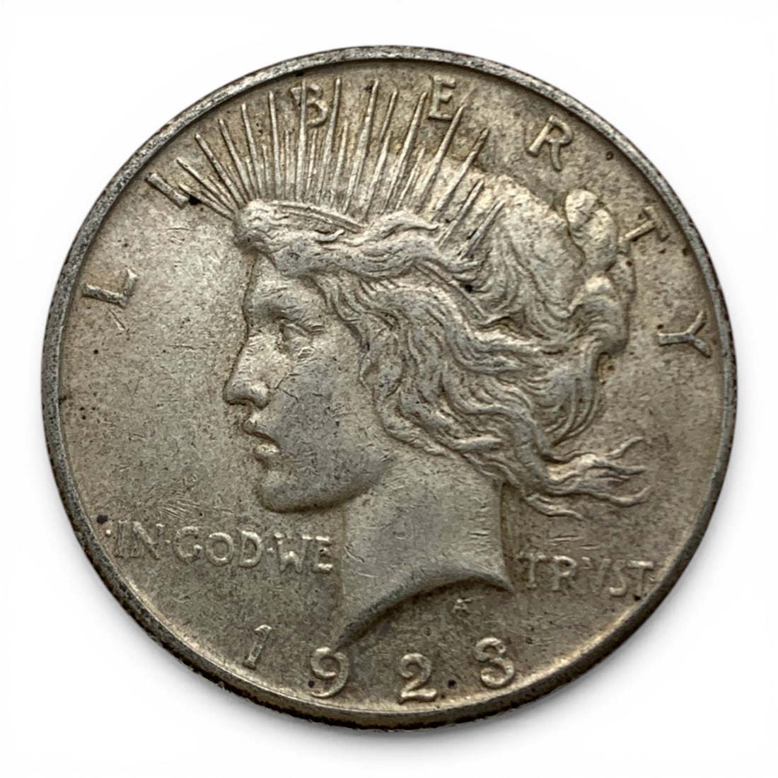 1923 S Silver Peace Dollar: 90% Silver Content - United States Of America~ One Dollar