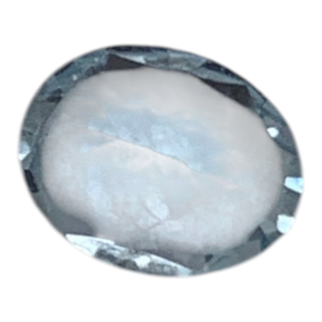 Faceted Clear Blue Topaz Gemstone - 2