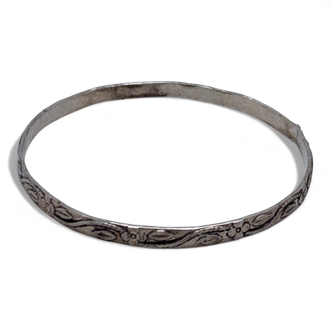Sterling Silver Bangle Bracelet - 2