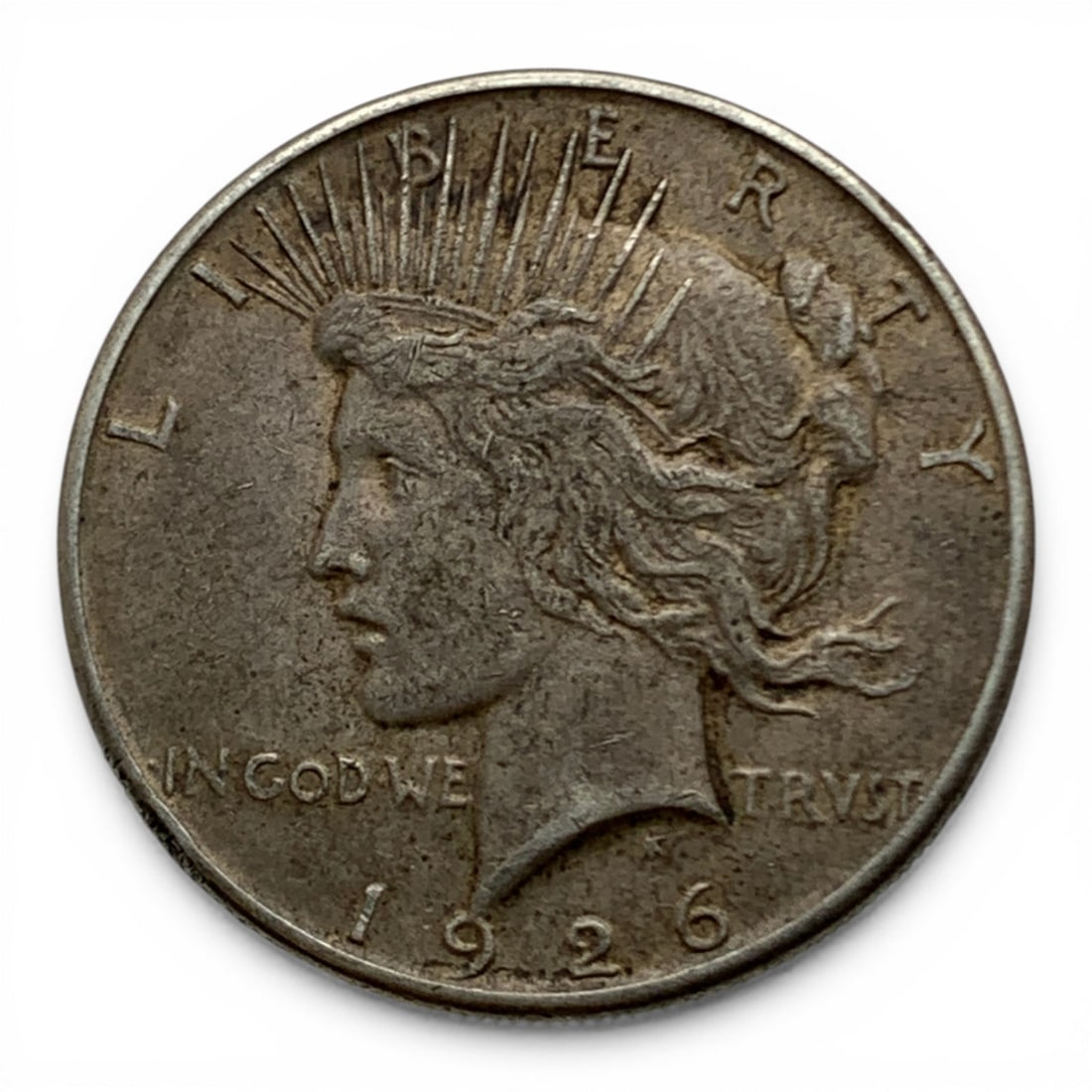 1926 S Silver Peace Dollar: 90% Silver Content - United States Of America~ One Dollar