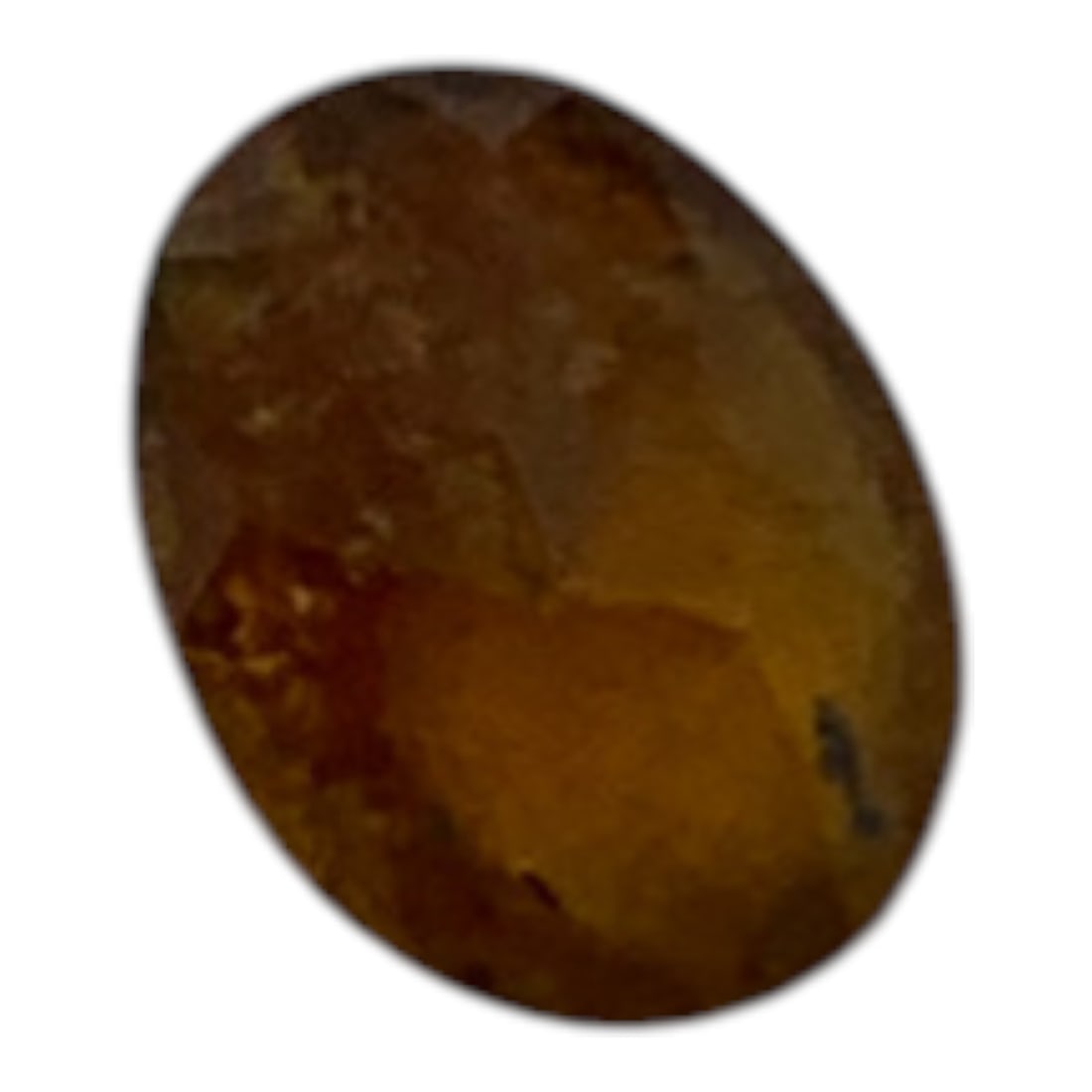 Faceted Orange Citrine Gemstone - 2