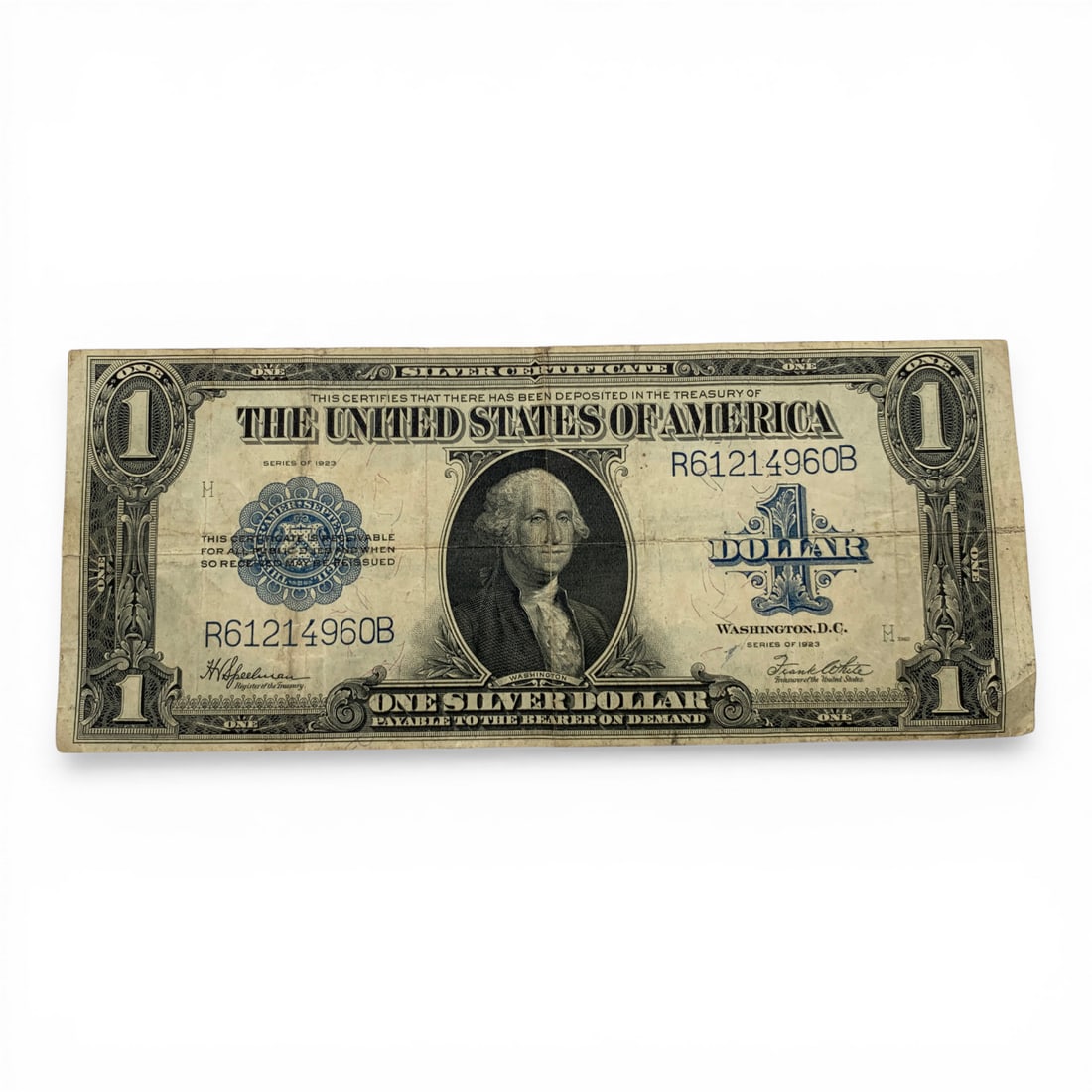 Large 1923 $1 Silver Certificate (1 of 2)