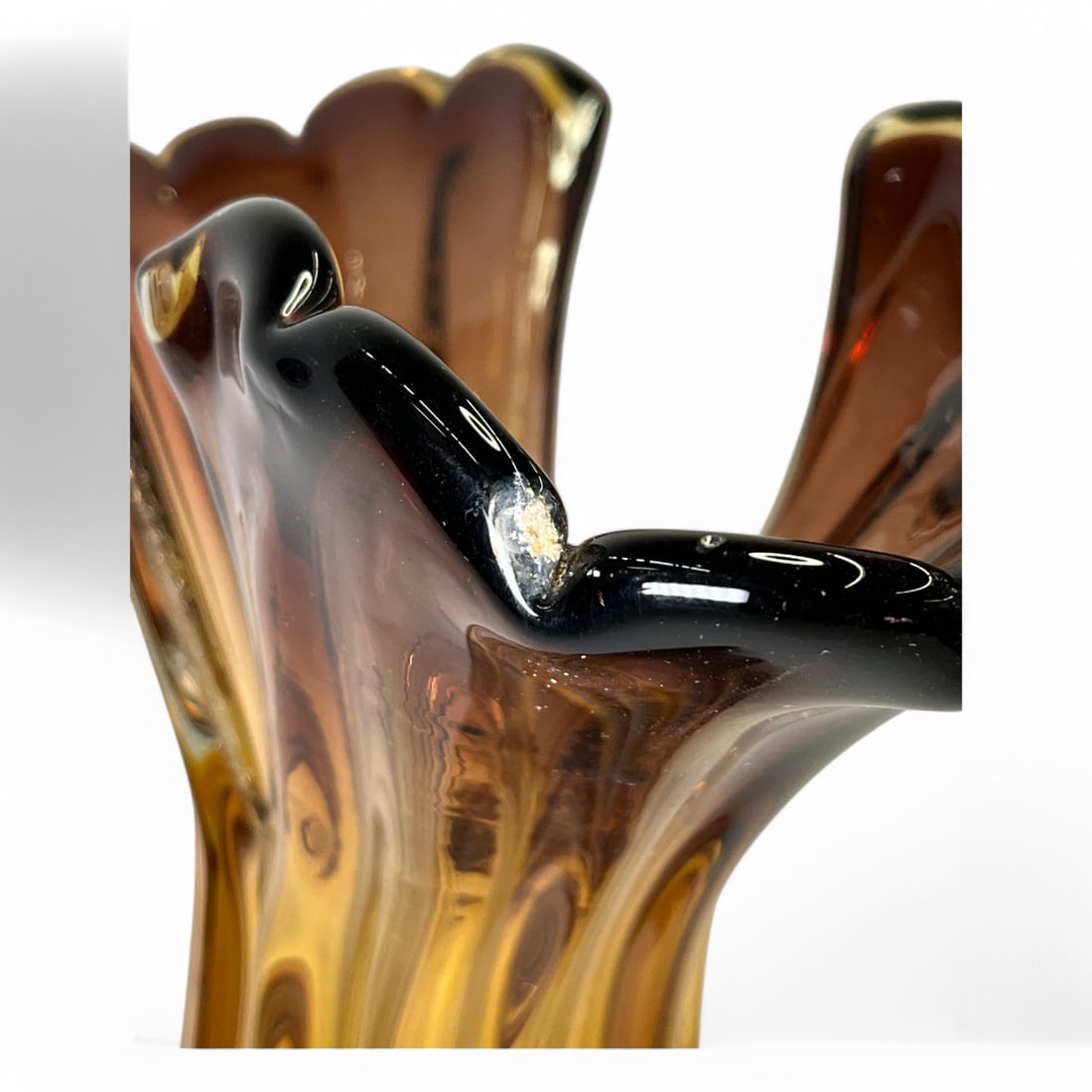 Brown Glass Vase - 3