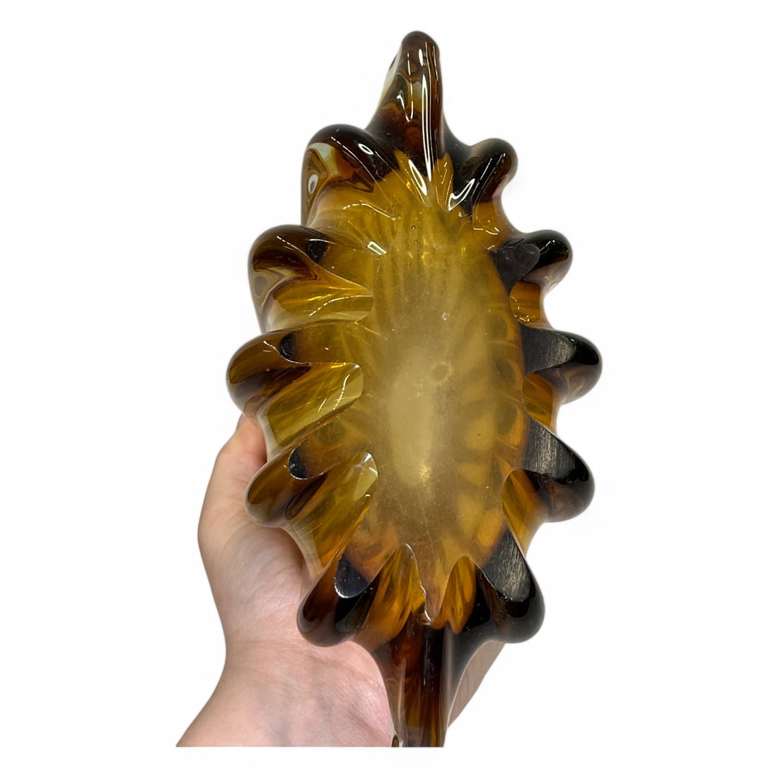 Brown Glass Vase - 7