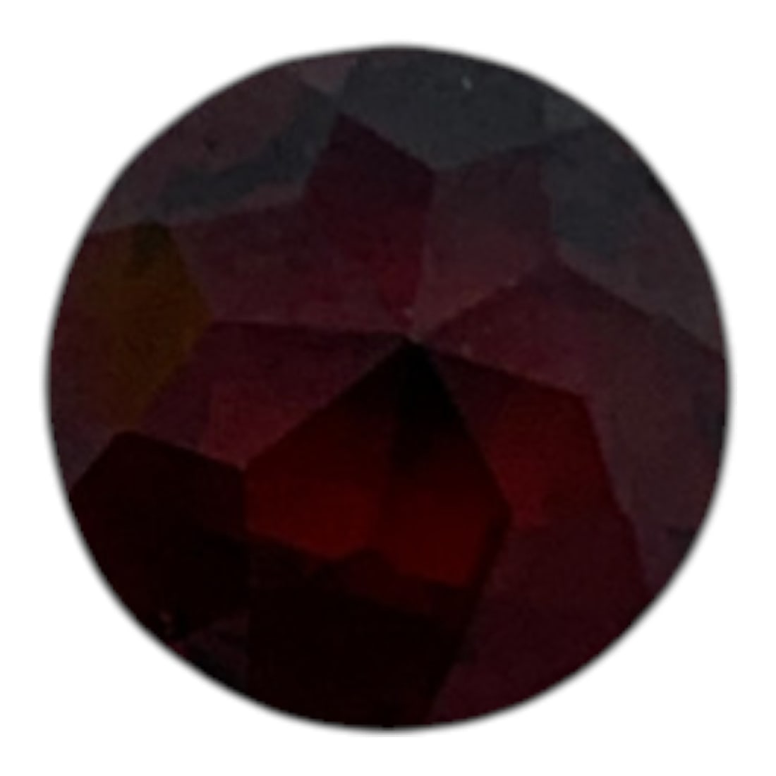 Faceted Red Garnet Gemstone - 2
